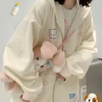 Hoodie kawaii - con zip