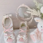 Scarpe Kawaii Fiocco - Sandali Lolita con Piattaforma