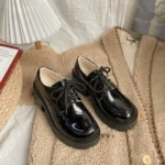 Scarpe kawaii lolita a tacco basso - stile retrò e giapponese