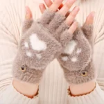 Mezzi Guanti Kawaii Zampa di Gatto