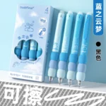 Confezione di 4 penne gel kawaii cancellabili soft cloud grip