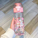 Borraccia kawaii sanrio - bottiglia cinnamoroll & kuromi 550ml