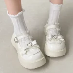 Scarpe Kawaii a Piattaforma - Cuore Lolita Y2K