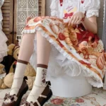 Scarpe Kawaii Fiocco - Sandali Lolita con Piattaforma