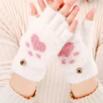 Mezzi Guanti Kawaii Zampa di Gatto