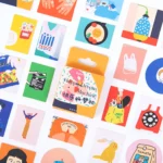 Adesivi Kawaii in Scatola – 45 Pezzi