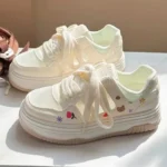 Sneakers kawaii - scarpe ginnastica piattaforma con stampa carina