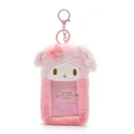 Astuccio Carte Kawaii in Peluche con Portachiavi Kawaii