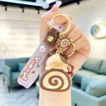 Portachiavi kawaii - cake roll gatto