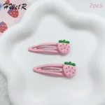 Fermagli capelli rosa kawaii